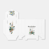 水彩クリスマスランタン フェイバーボックス (折り畳みなし)