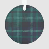 水彩クリスマスラヴィンの包まれた少女が光る オーナメント (裏面)