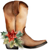 水彩クリスマスリース シーズンカード