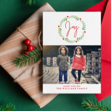 水彩クリスマスリース