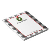 水彩クリスマスリース ノートパッド (アングル)