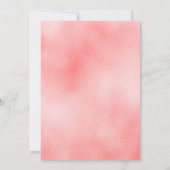 水彩クリスマスリーフブライダルシャワー 招待状 (裏面)