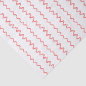 水彩クリスマスレッドリボンストライプ飾り 薄葉紙 (詳細)