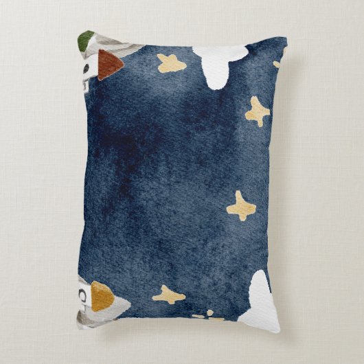 水彩クリスマス出生 アクセントクッション (裏面(縦))