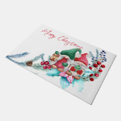 水彩クリスマス格言 ドアマット (アングル)