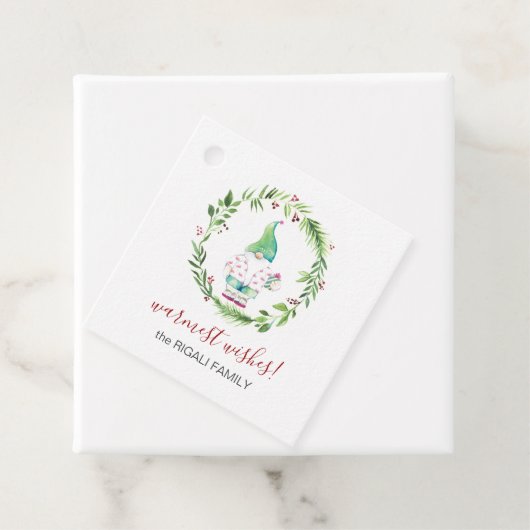 水彩クリスマス格言 フェイバータグ (インサイチュ)