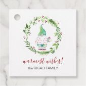 水彩クリスマス格言 フェイバータグ (正面)