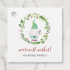 水彩クリスマス格言 フェイバータグ