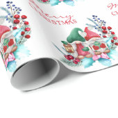 水彩クリスマス格言 ラッピングペーパー (ロールコーナー)