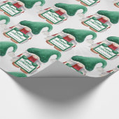 水彩クリスマス格言 ラッピングペーパー (角)