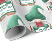 水彩クリスマス格言 ラッピングペーパー (ロールコーナー)