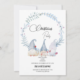 水彩クリスマス格言 招待状