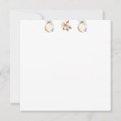 水彩クリスマス祭り 招待状 (裏面)