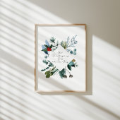 水彩クリスマス賛美歌ポスター ポスター