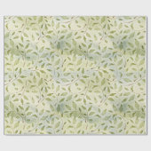 水彩クリスマス離れ ラッピングペーパー (フラット)