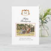 水彩クレスト写真感謝祭 案内状 (スタンド正面)