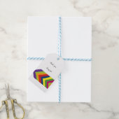 水彩クロスバー ギフトタグ (より糸付き)