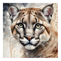 水彩クーガーno 1