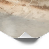 水彩クーガーno 2 ポスター (コーナー)