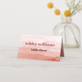 水彩グラデーション及び分岐結婚和風 プレイスカード