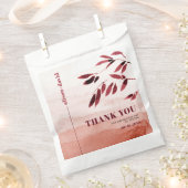 水彩グラデーション日本ありがとう結婚さん フェイバーバッグ (クリップ留めされた状態)