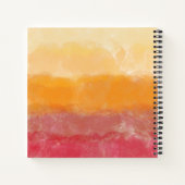 水彩グラデーション ノートブック (裏面)