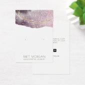 水彩グリッターイヤリングジュエリー表示カード (デスク)