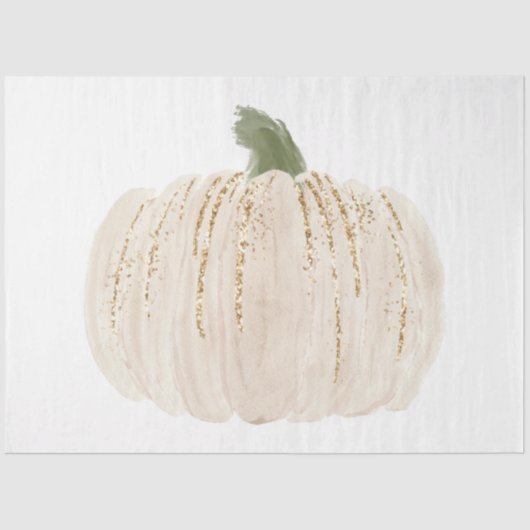 水彩グリッターカボチャデザイン22 薄葉紙 (正面)