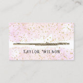 水彩グリッターフルート先生名刺 名刺 (正面)