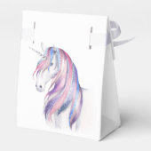 水彩グリッターユニコーンウィンターホリデー フェイバーボックス (裏面サイド)