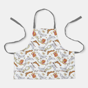 水彩グリフィンドール™ ヘドウィグ柄 エプロン