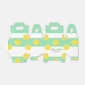 水彩グリーンイエローレモン フェイバーボックス (折り畳みなし)