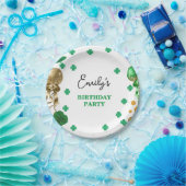 水彩グリーンサンパトリックの日の誕生日パーティー ペーパープレート (パーティー)