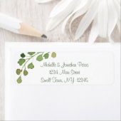 水彩グリーンシダ ラベル (インサイチュ)