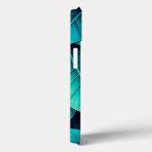 水彩グリーンバナナの葉のパターン Case-Mate iPhoneケース (裏面 / 右)