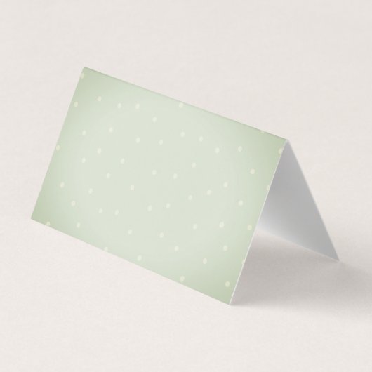 水彩グリーンバラありがとう 名刺 (裏面)