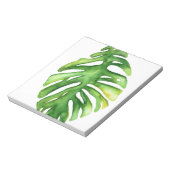 水彩グリーンパーム2 ノートパッド (回転)
