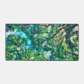 水彩グリーンフォレスト デスクマット (正面)