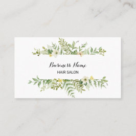 水彩グリーンリーフサロン ロイヤリティカード