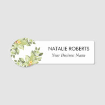 水彩グリーンリーフサロン