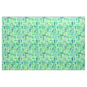 水彩グリーンレンガ ファブリック (ヤード)