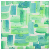 水彩グリーンレンガ ファブリック (見本)