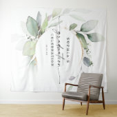 水彩グリーン卒業写真小道具背景ボード タペストリー (インサイチュ(横))