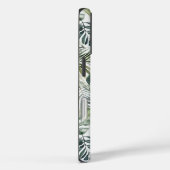 水彩グリーン熱帯林離れ林パターン Case-Mate iPhoneケース (裏面 / 右)