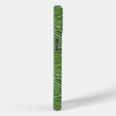 水彩グリーン熱帯葉パターン Case-Mate iPhoneケース (裏面 / 右)