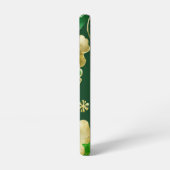 水彩グリーン&アイリッシュシャームロック金ゴールド SAMSUNG GALAXYケース (左側面)