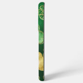 水彩グリーン&アイリッシュシャームロック金ゴールド SAMSUNG GALAXYケース (裏面横)