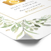 水彩グリーン オースナップ サイン (角)