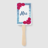 水彩グレガンス+ピンク結婚のゲーム ハンドファン (裏面)