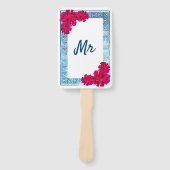 水彩グレガンス+ピンク結婚のゲーム ハンドファン (正面)